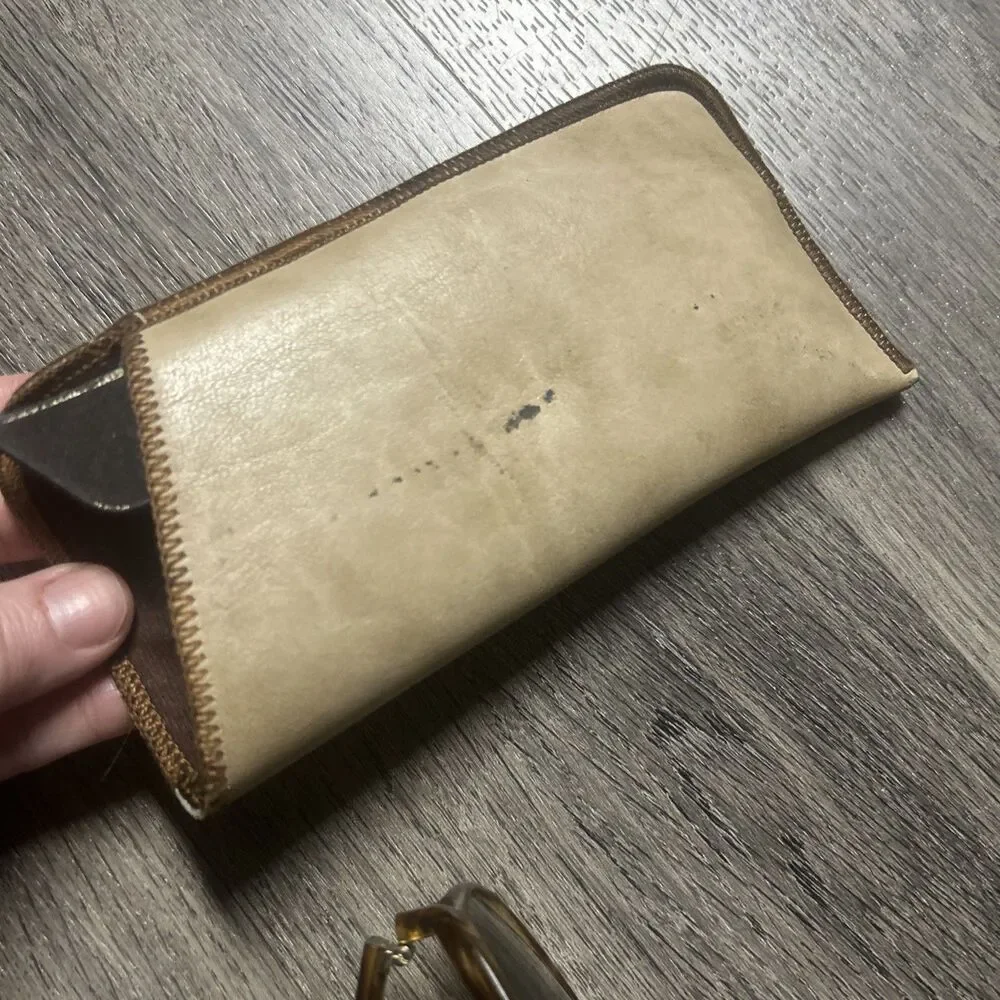 VINTAGE 70s OVERSIZED TORTOISE LADIES OVAL SUNGLASSES + CASE